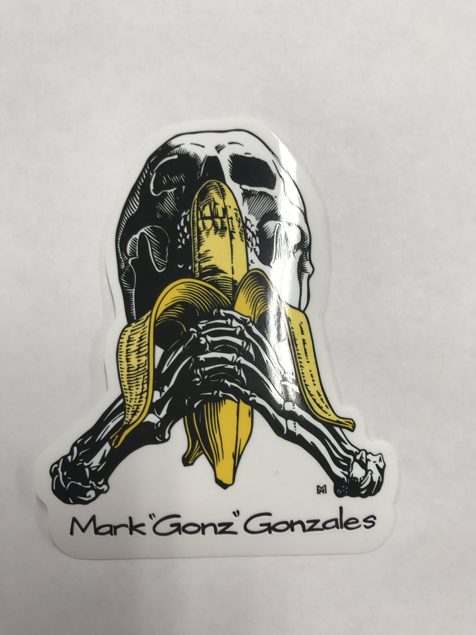 Blind Mark Gonzales Spoof Sticker Skull Banana