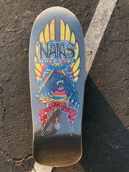 SANTA CRUZ / SMA "Natas Panther" Skateboard Deck 10.5" x 30" METALLIC INK