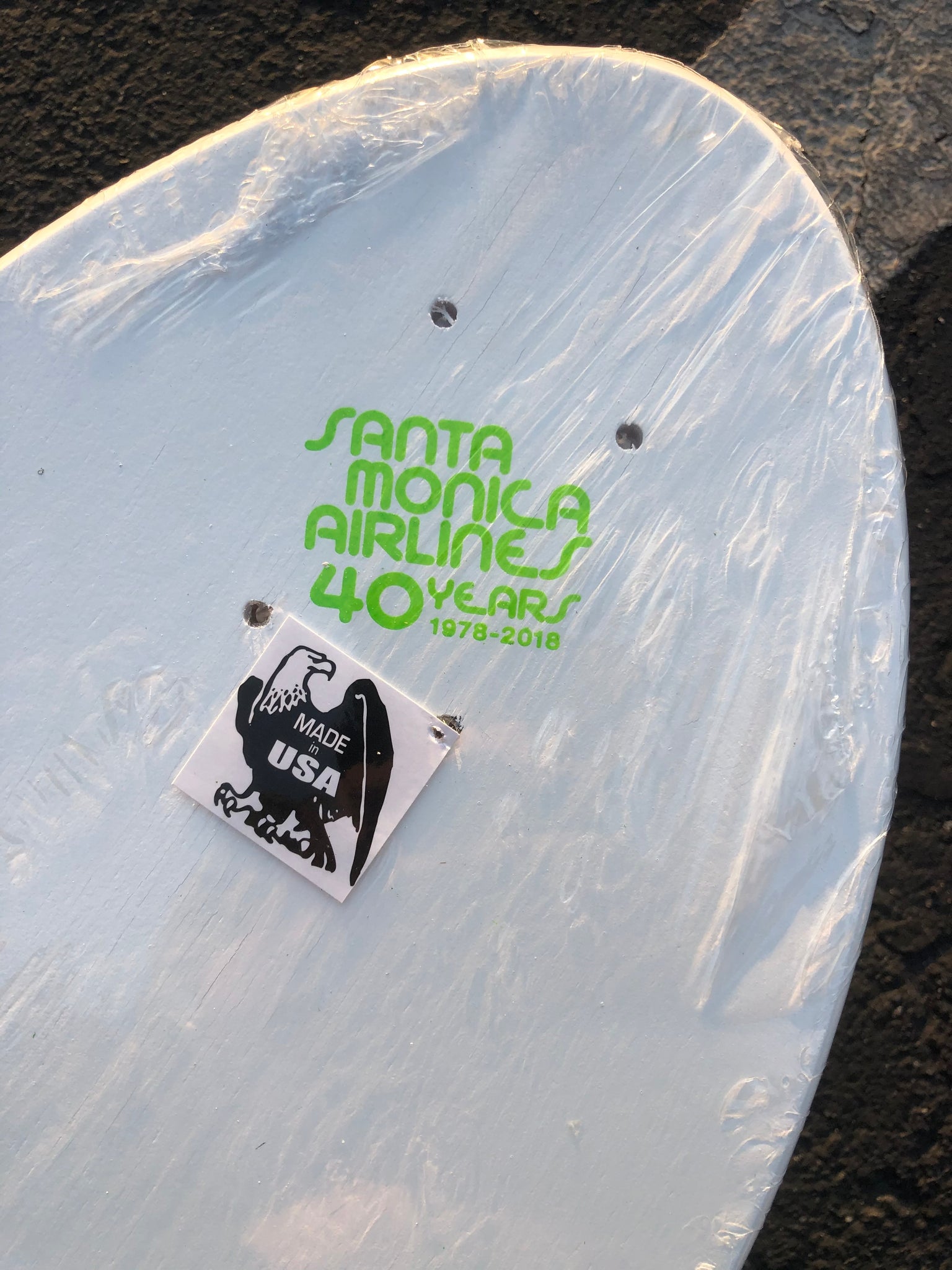 Santa Monica Airlines Skateboards Natas First Leaves Reissue Skateboard Deck 10.0"