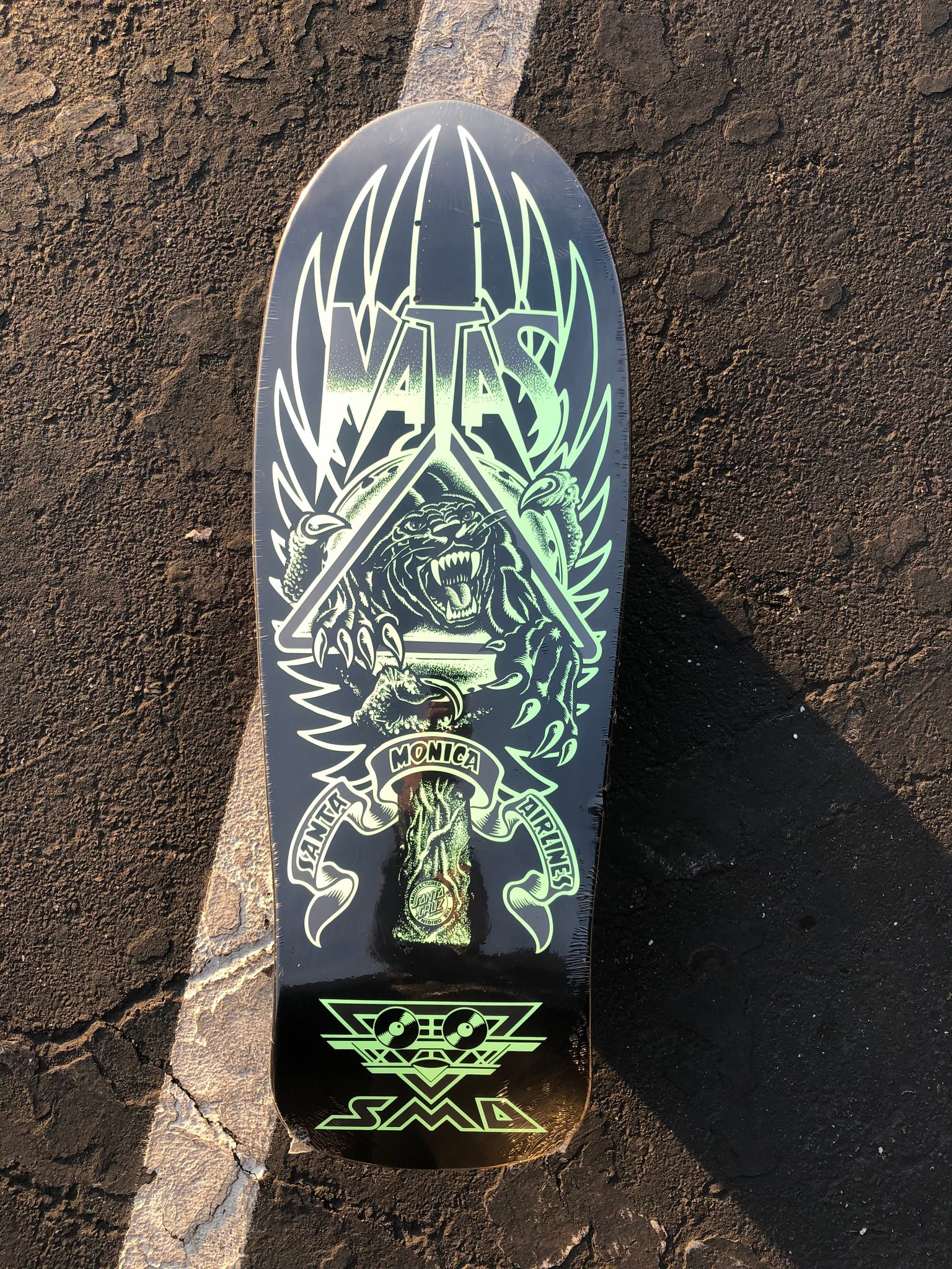 Santa Cruz Natas Panther Glow Reissue 10.5" Skateboard Deck